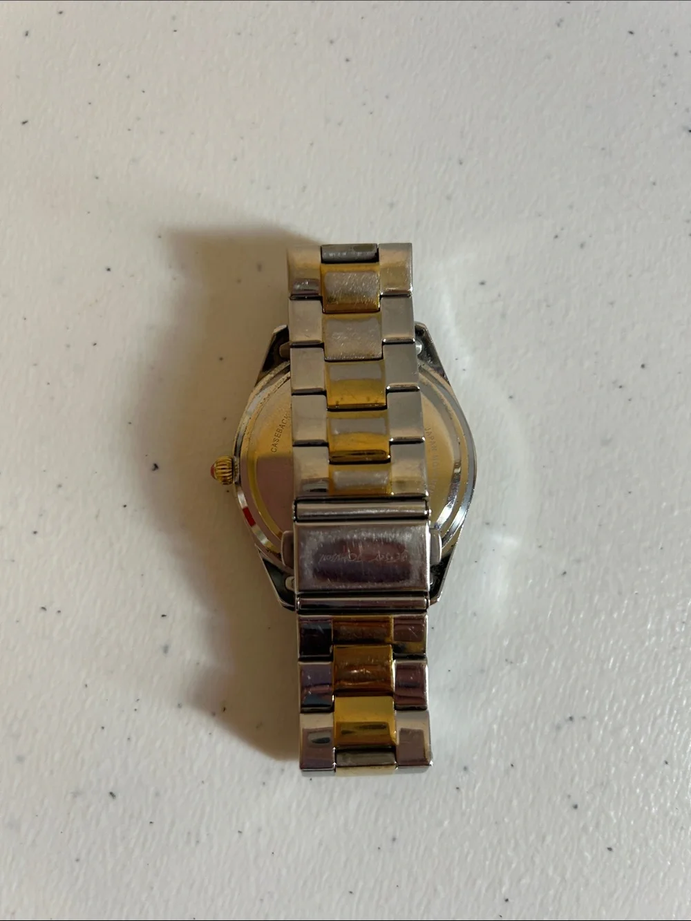 Betsey Johnson Two-Tone Crystal Accent Women's Watch - Silver & Gold